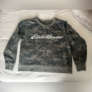 Eddie Bauer Camouflage Sweater